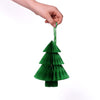 Vintage Christmas tree - Tissue Paper Honeycomb - custom colours - Decopompoms