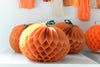 Paper pumpkin honeycomb - Sandstone fall Decorations - Halloween decorations - reusable - Decopompoms