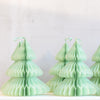 Shimmery / metallic color tissue paper honeycomb - Christmas tree - Decopompoms