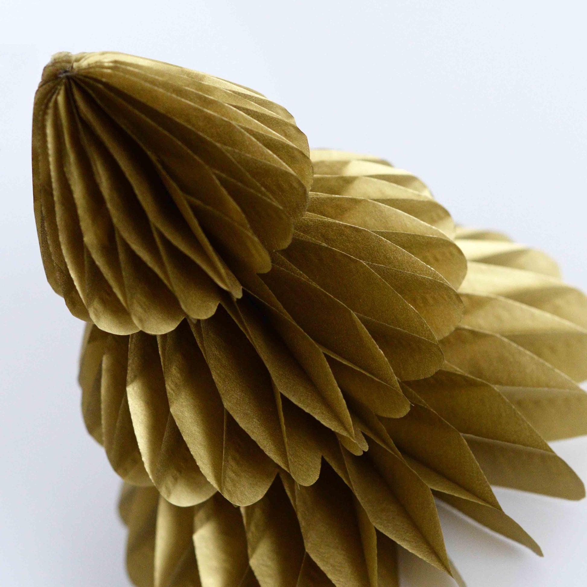 Paper Honeycomb Christmas tree set of 5 - custom colors - Decopompoms