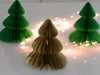 Paper Honeycomb Christmas tree set of 5 - custom colors - Decopompoms