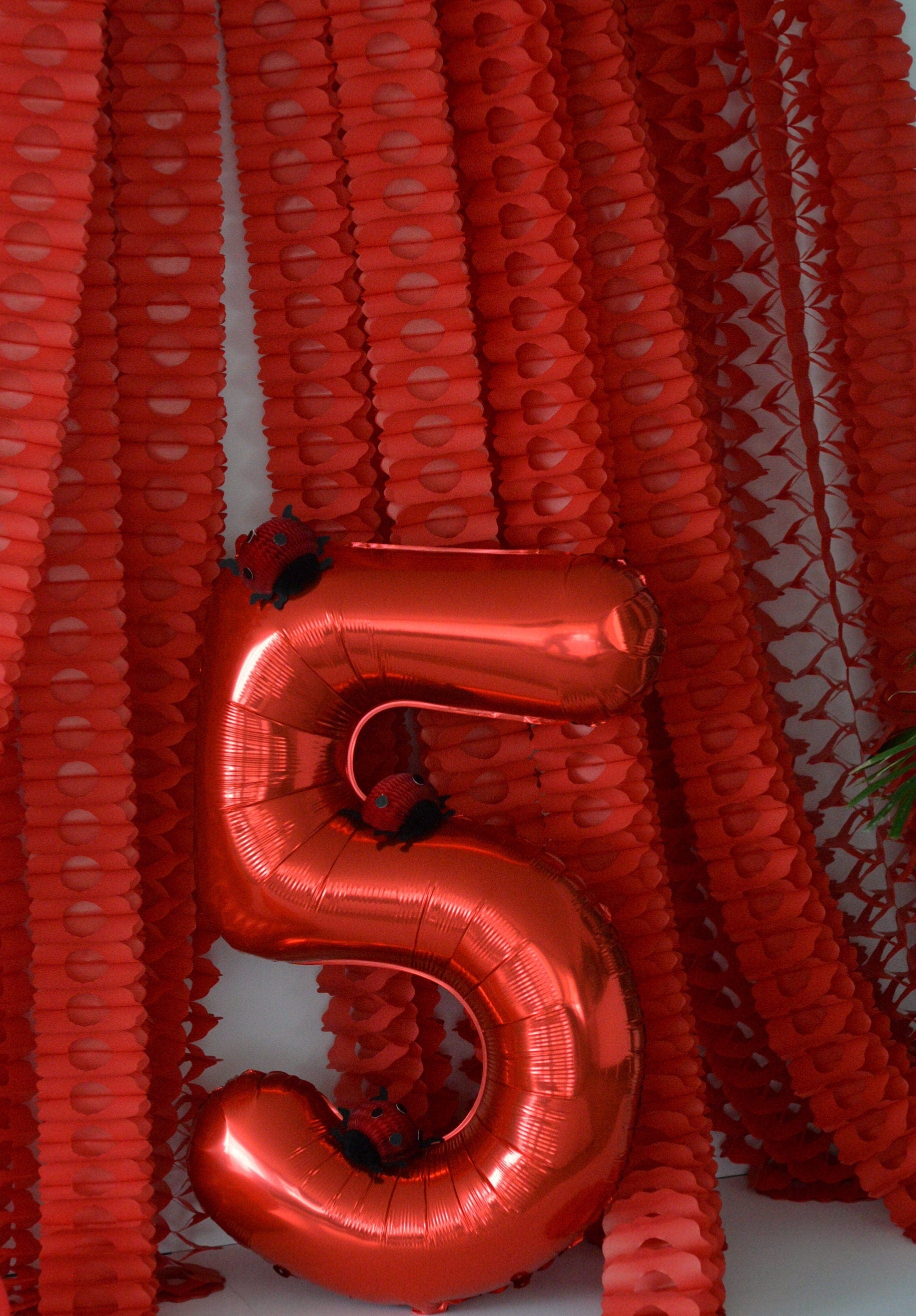 Ladybug decoration | Kids birthday decor | Honeycomb decoration | Ladybug party decor - Decopompoms