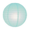 12 Inch pale blue round paper Lantern with LED light / no led light - Decopompoms