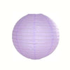 Lavender Round paper lantern with LED light / no led light - Decopompoms