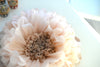Dusty blush tissue paper flowers - Decopompoms