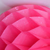 Gemstone Hot pink paper honeycomb - hanging party decorations - Decopompoms