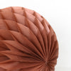 Pearlesence copper paper honeycomb - hanging party decoration - Decopompoms