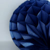 Pearlesence Navy blue paper honeycomb - hanging party decoration - Decopompoms