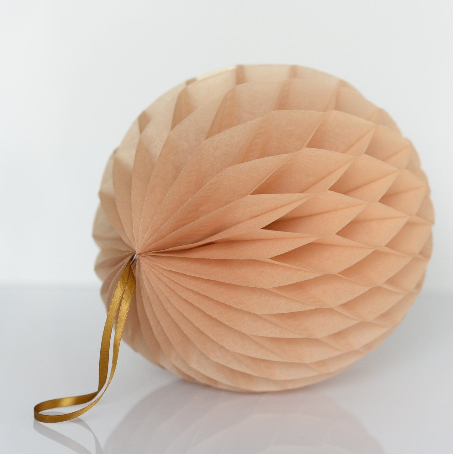 Pearlesence Sun gold paper honeycomb - hanging party decorations - Decopompoms