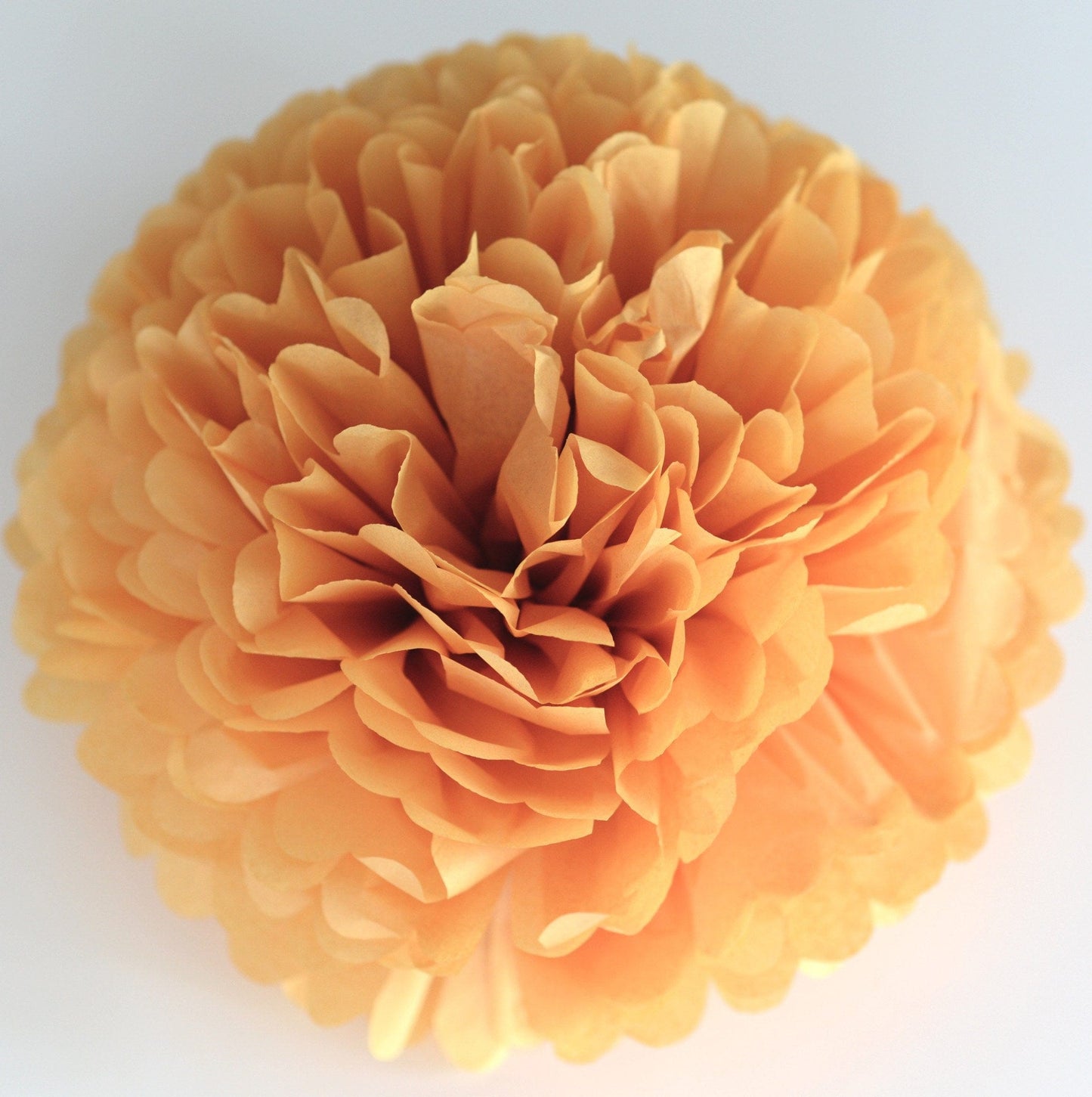 Sattin wrap Mustard / Harvest gold tissue paper 70x50cm - 10 sheets - Decopompoms