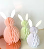Paper honeycomb bunny set - Decopompoms