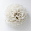 Almond milk tissue paper pom pom - Decopompoms