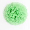 Apple green tissue paper pom pom - Decopompoms