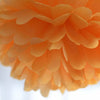 Apricot tissue paper pompom - Decopompoms