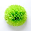 Citrus green tissue paper pom pom - Decopompoms
