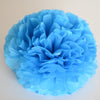 Fiesta blue tissue paper pom pom - Decopompoms