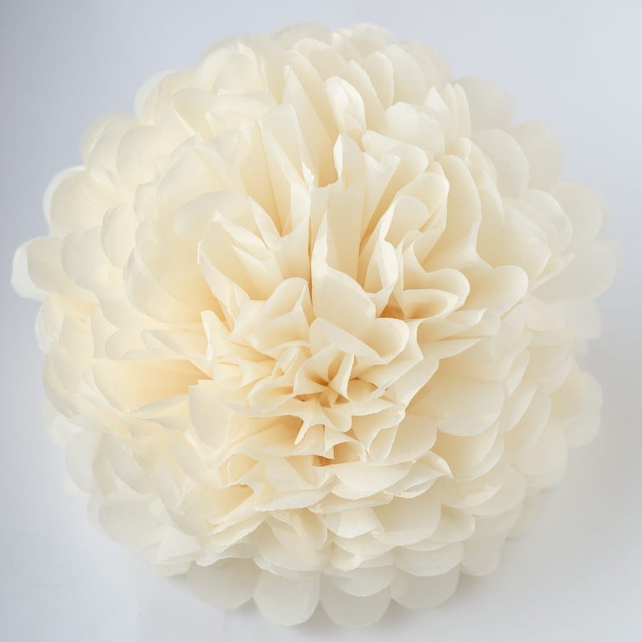 French vanilla tssue paper pom pom - Decopompoms