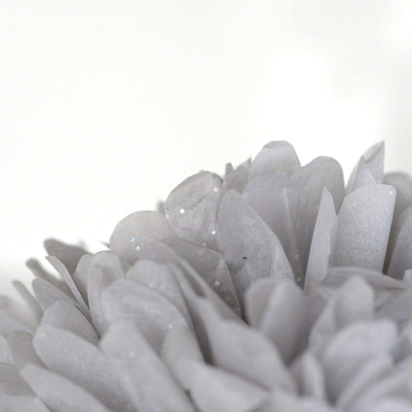 Gemstone Granite tissue paper pom pom - Decopompoms