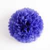 Iris tissue paper pom pom - Decopompoms