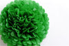 Kelly green tissue paper pom pom - Decopompoms