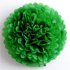 Large size Kelly green tissue paper pom pom - Decopompoms
