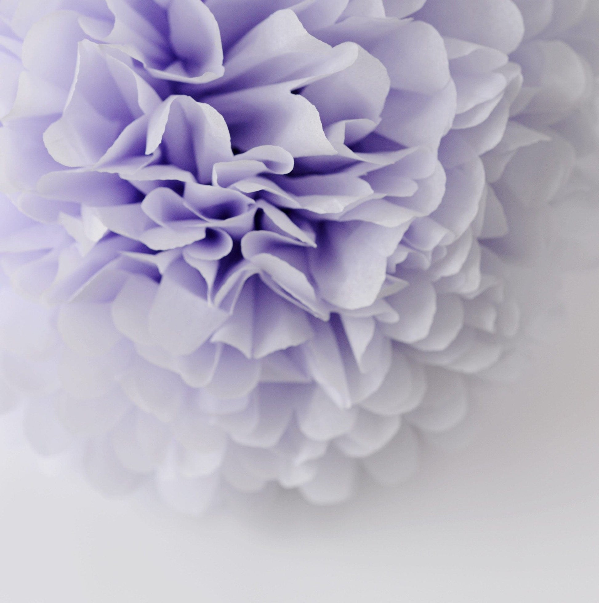 Large size mist tissue paper pom pom - Decopompoms