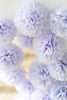 Large size mist tissue paper pom pom - Decopompoms