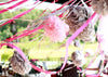 Light pink tissue paper pompom - Decopompoms