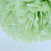 Mini 15cm Light green green tissue paper pom pom - Decopompoms