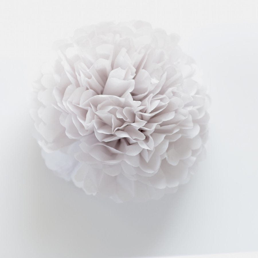 pom Oyster cream tissue paper pom pom decopompoms