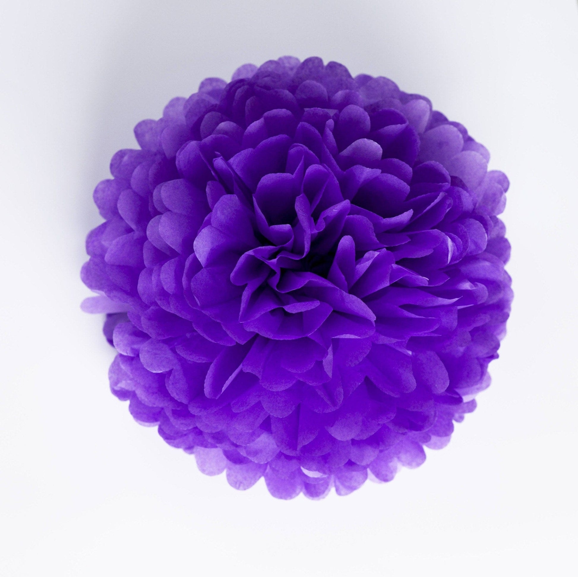 Pansy tissue paper pom pom - Decopompoms