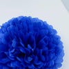 Parade / royal blue tissue paper pom pom - Decopompoms