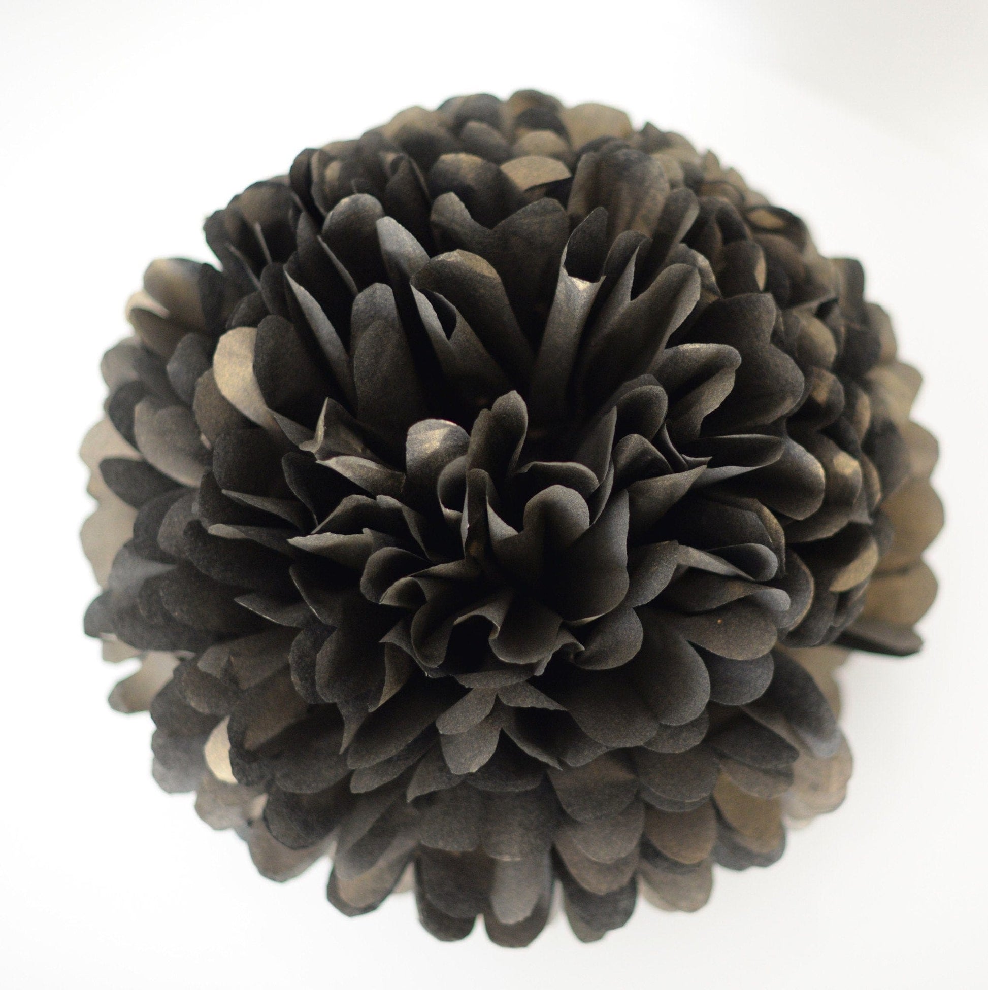 Pearlesence Antique gold paper pom poms - Decopompoms