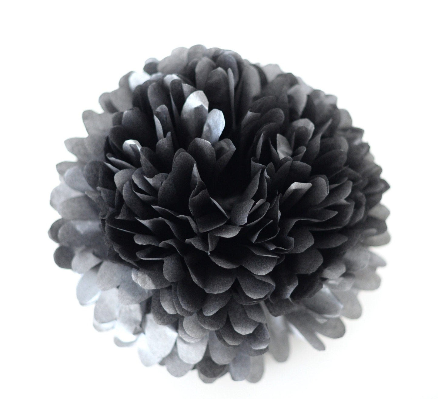 Pearlesence Antique silver paper pom poms - Decopompoms