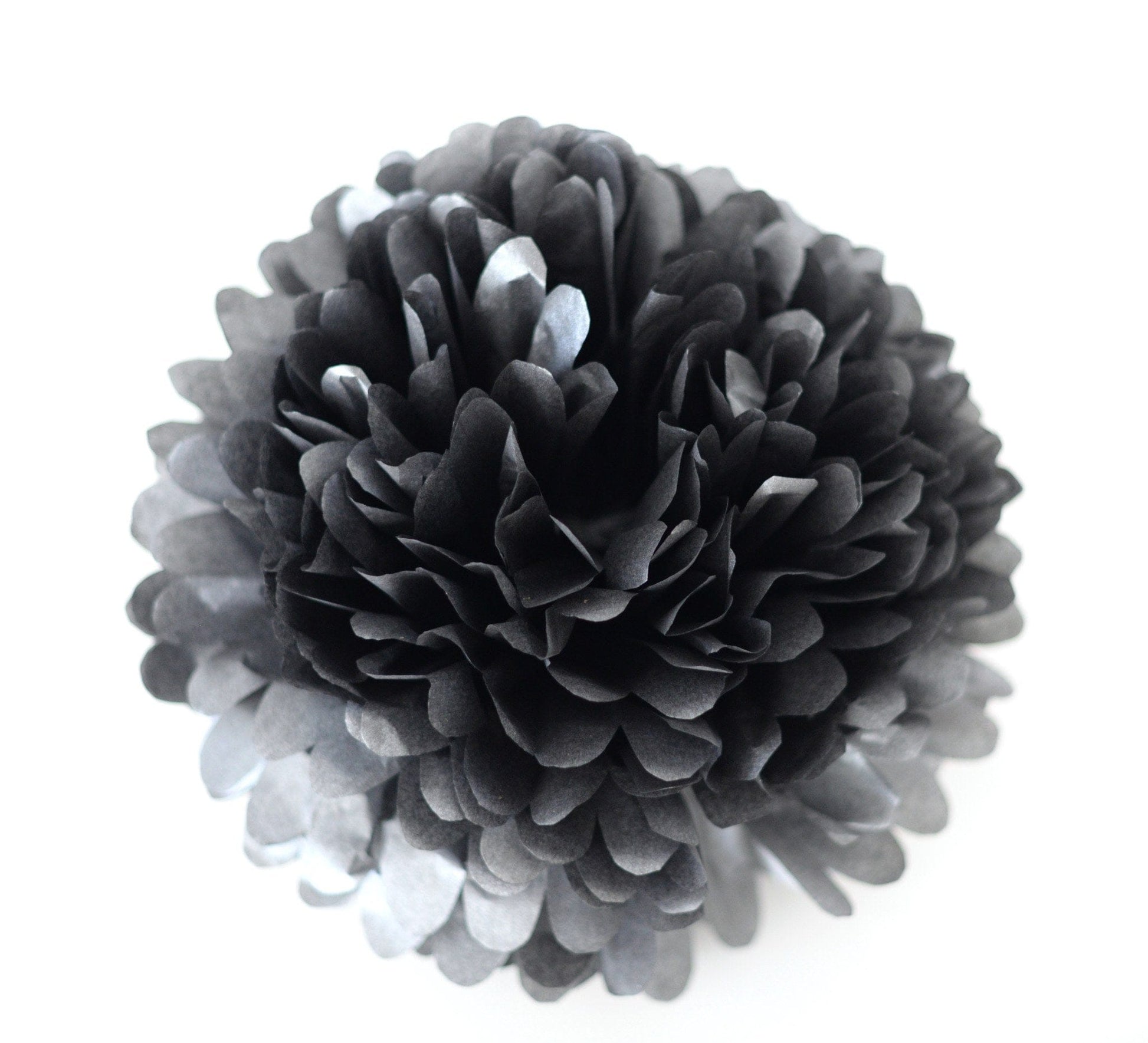 Pearlesence Antique silver paper pom poms - Decopompoms
