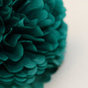 Teal tissue paper pom pom - Decopompoms