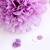 Purple and pink mixed size pom poms party set - Decopompoms