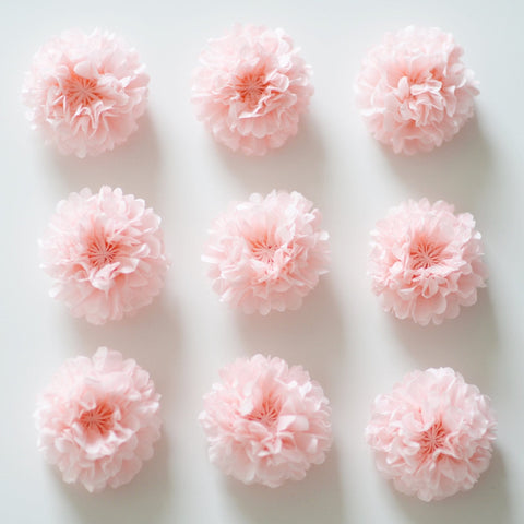 Small size 22 cm / 8 inch pom poms value set - Decopompoms