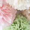 Set of 150 mixed size custom color pom poms value set - Decopompoms