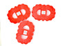 Red Classic Paper Garlands - 360cm - set of 3 - ladybug party theme - photo props - backdrop - Decopompoms