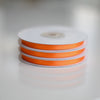 Orange double sided satin ribbon roll - 25m - Decopompoms
