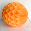 Apricot paper honeycomb - hanging party decorations - Decopompoms