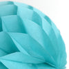 Caribbean blue/ Tiffany's paper honeycomb - hanging party decorations - Decopompoms