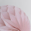 Dusty pink / dusty blush tissue paper honeycomb - hanging party decorations - Decopompoms