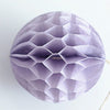 Dusty purple tissue paper honeycomb - hanging party decorations - Decopompoms