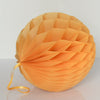 Goldenrod paper honeycomb - hanging party decorations - Decopompoms