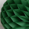 Holiday green green paper honeycomb - hanging party decorations - Decopompoms