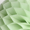 Light green paper honeycomb - hanging party decorations - Decopompoms