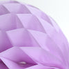 Lilac paper honeycomb - hanging party decorations - Decopompoms