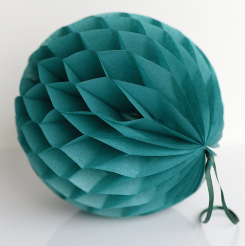 Teal honeycomb - Decopompoms